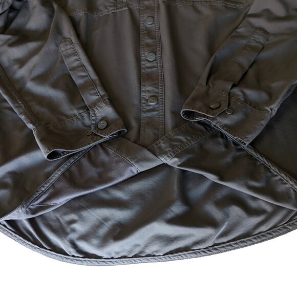 ALASKAN HARDGEAR Shirt Men's XL Tall Gray Standard Fit Button Pocket Long Sleeve - Picture 7 of 14